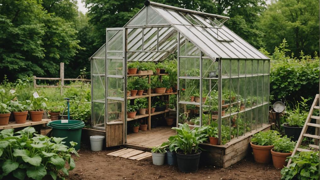 diy greenhouse for self sufficiency