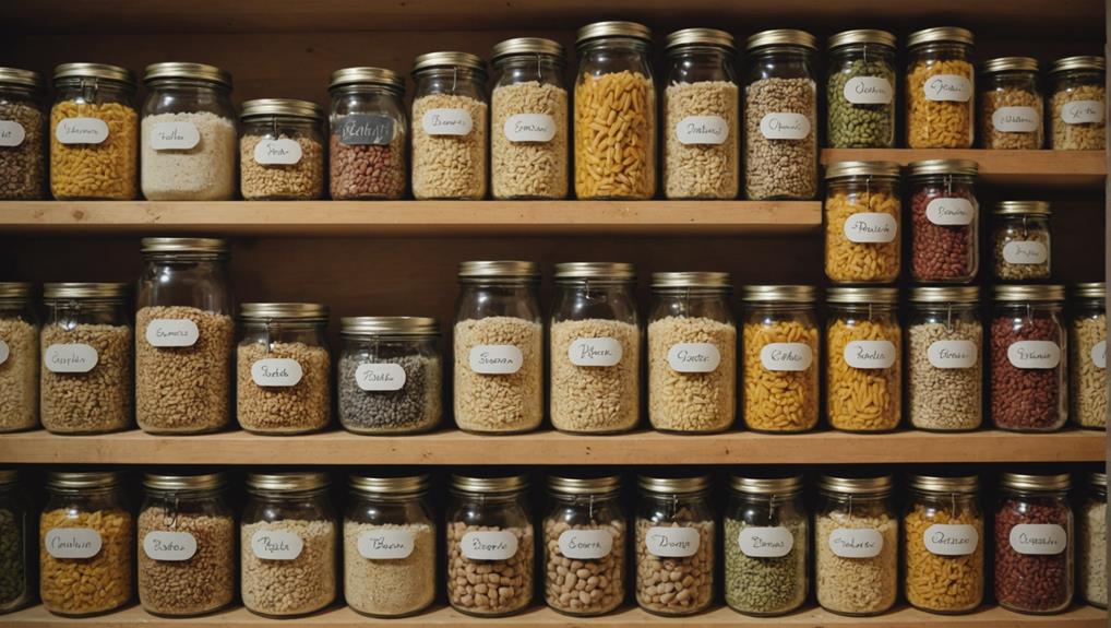 efficiently arrange pantry items