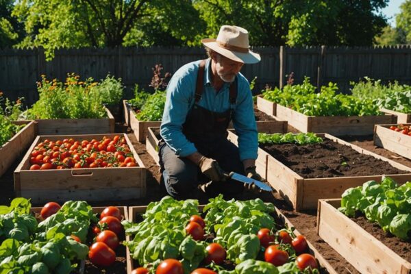 self sufficient food gardening tips